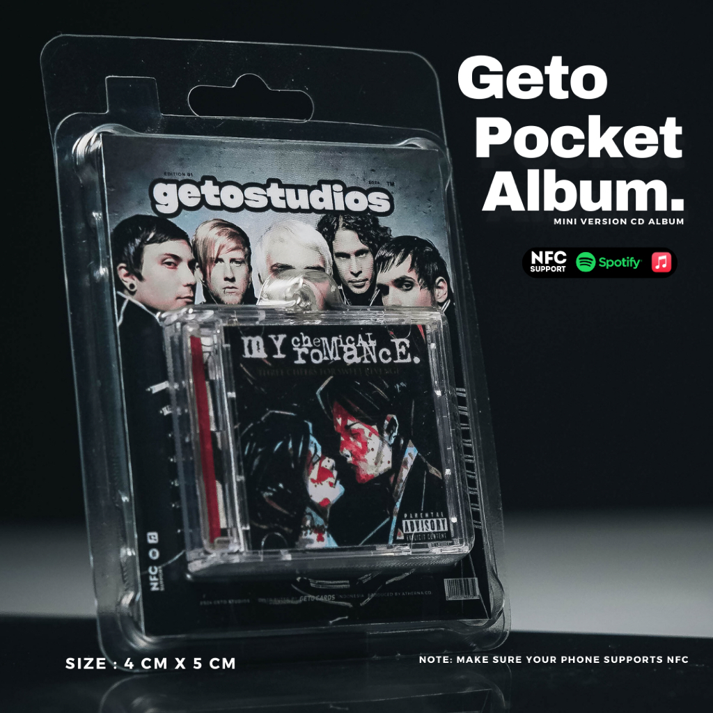 Jual My Chemical Romance NFC Pocket Mini Album - Mini Album Keychain ...