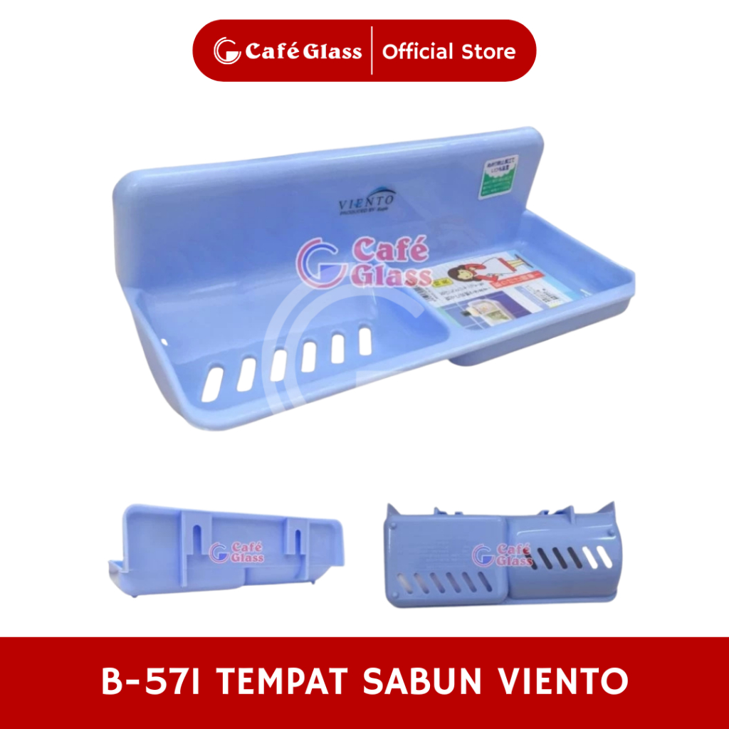 Tempat Sabun Sekat Tempel Dinding B-571 Tempat Sabun Viento