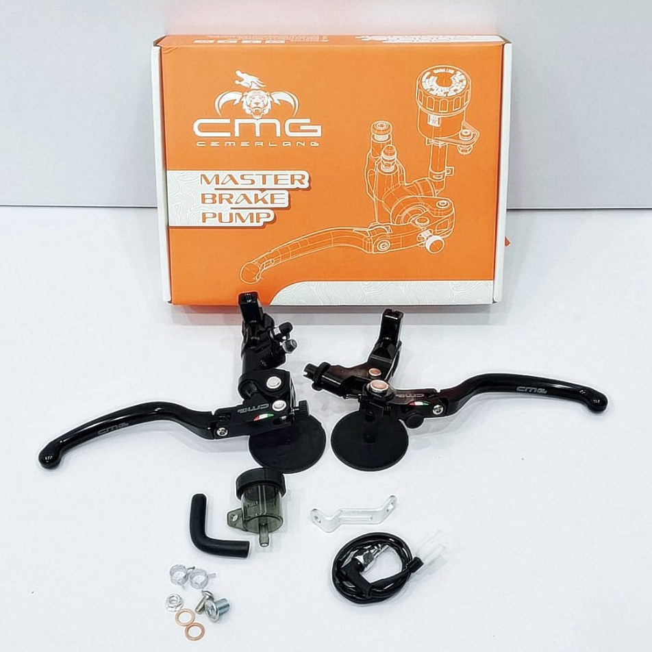 Jual Master Rem Set Cmg Xb Model Rpd Kanan Tabung Kiri Kopling Hitam Universal Beat Vario