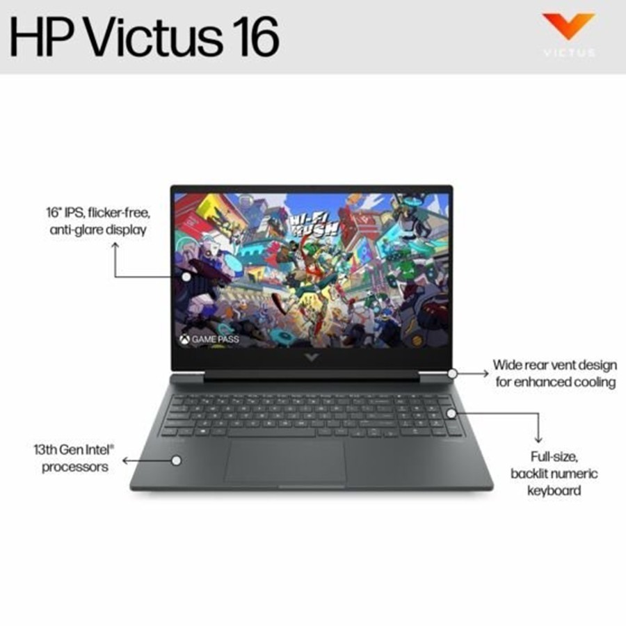 Jual HP Laptop Victus 16 R0888TX Intel Core I7 13700HX 16GB 1TB SSD 16. ...