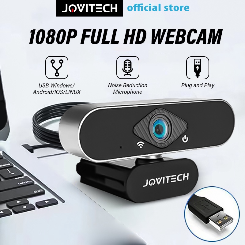 Jual Jovitech Webcam Laptop 1P USB Kamera PC 4K Full HD Camera Webcast ...