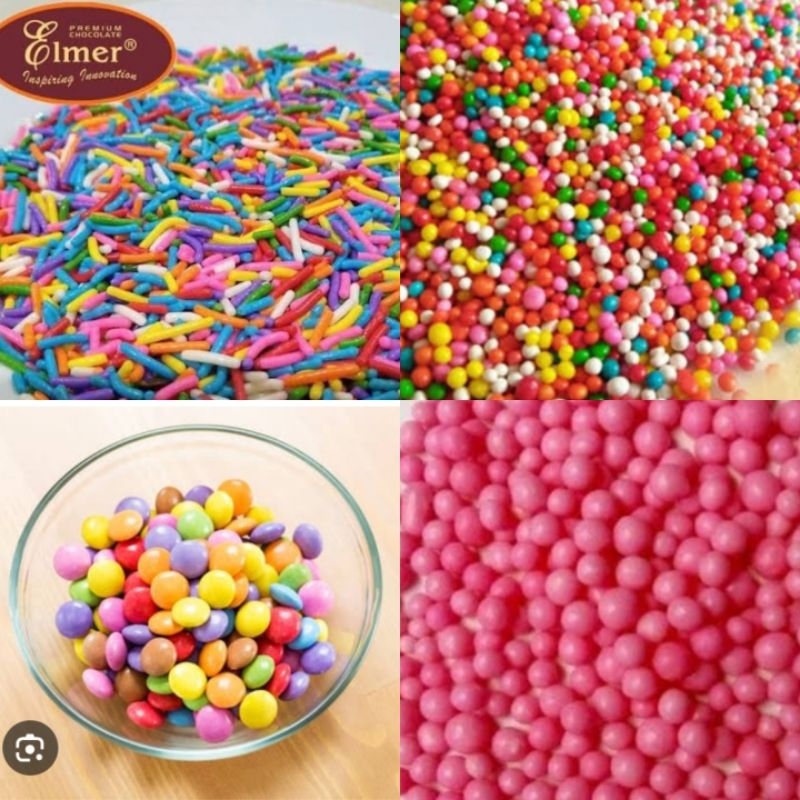 Jual EXTRA SPRINGKEL/CHOCOCHIP/MESES/CRISPYBALL DECORATIION CAKE VIRAL ...