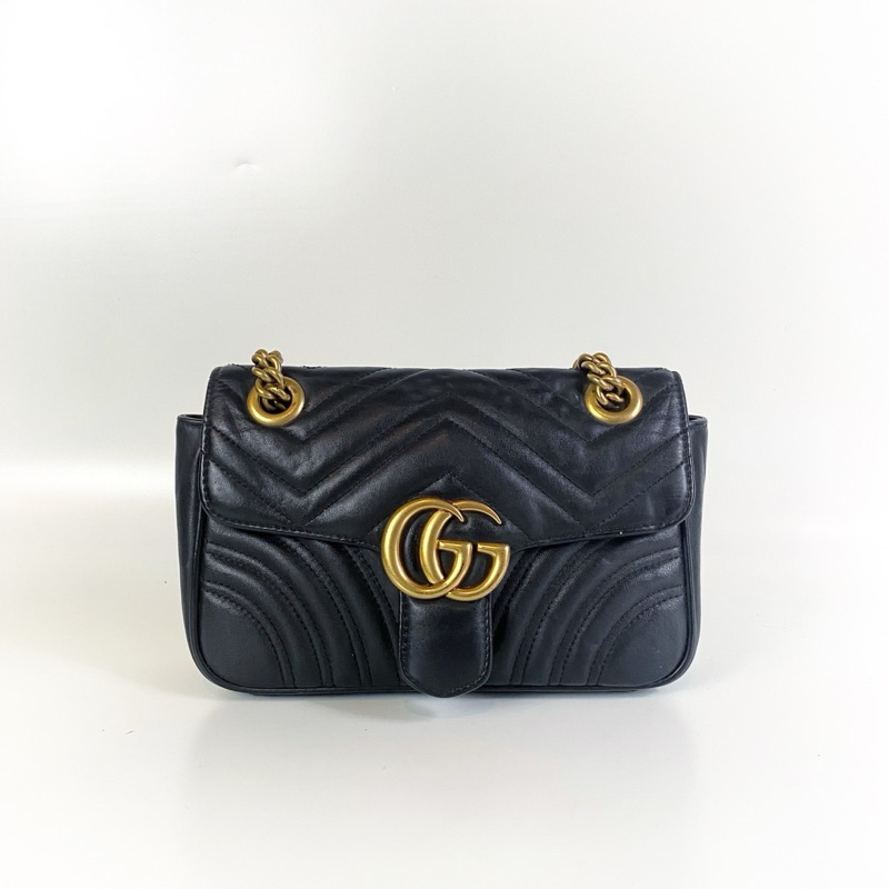 PRELOVED ORI Gucci Marmont Small Second Tas gucci marmont preloved second