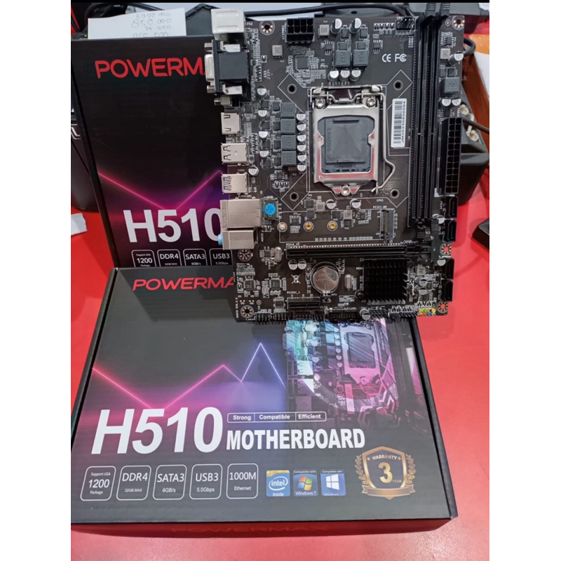 Jual MOTHERBOARD POWERMAX H510 SOCKET 1200 SLOT NVME | Shopee Indonesia