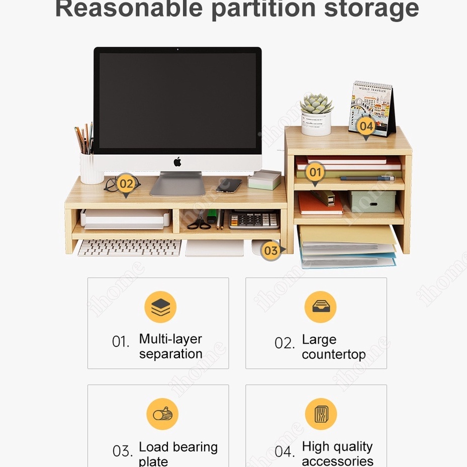 Jual Stand Monitor Rak Monitor Desktop Dudukan Komputer | Shopee Indonesia