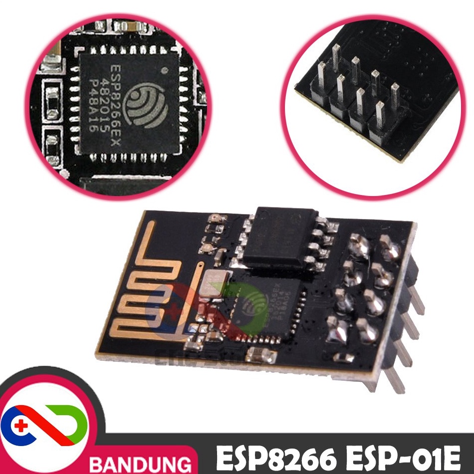 Jual ESP66 ESP1E ESP1 ESP1 WIFI WIRELESS TRANSCEIVER MODULE 1M | Shopee ...