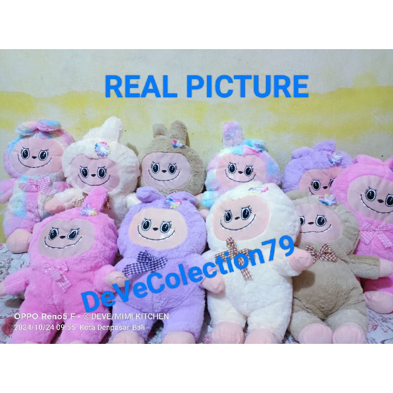Jual BONEKA LABUBU THE MONSTER LOKAL UK 40CM | Shopee Indonesia