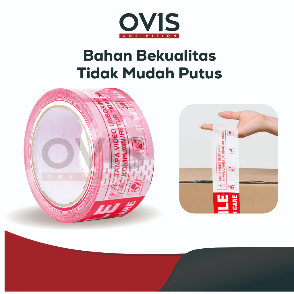 Jual Lakban Isolasi Fragile 2 Inch x 90 Yard | Shopee Indonesia