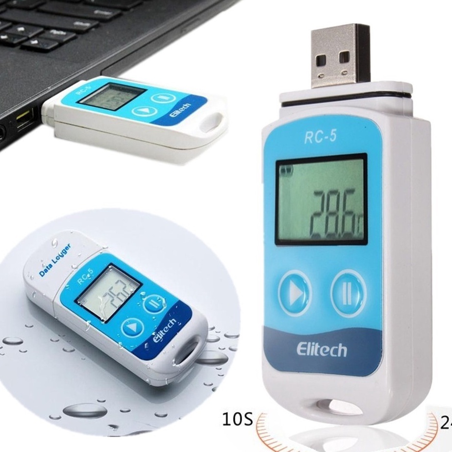 Jual Elitech RC5 Temperature Logger Monitor USB Meter RC5 RC 5 Suhu ...