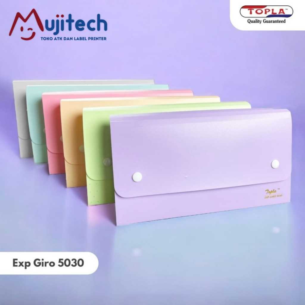 Jual TOPLA MAP GIRO 53 DOMPET DOKUMEN GIRO NOTA CEK KWITANSI 12 SLOT ...