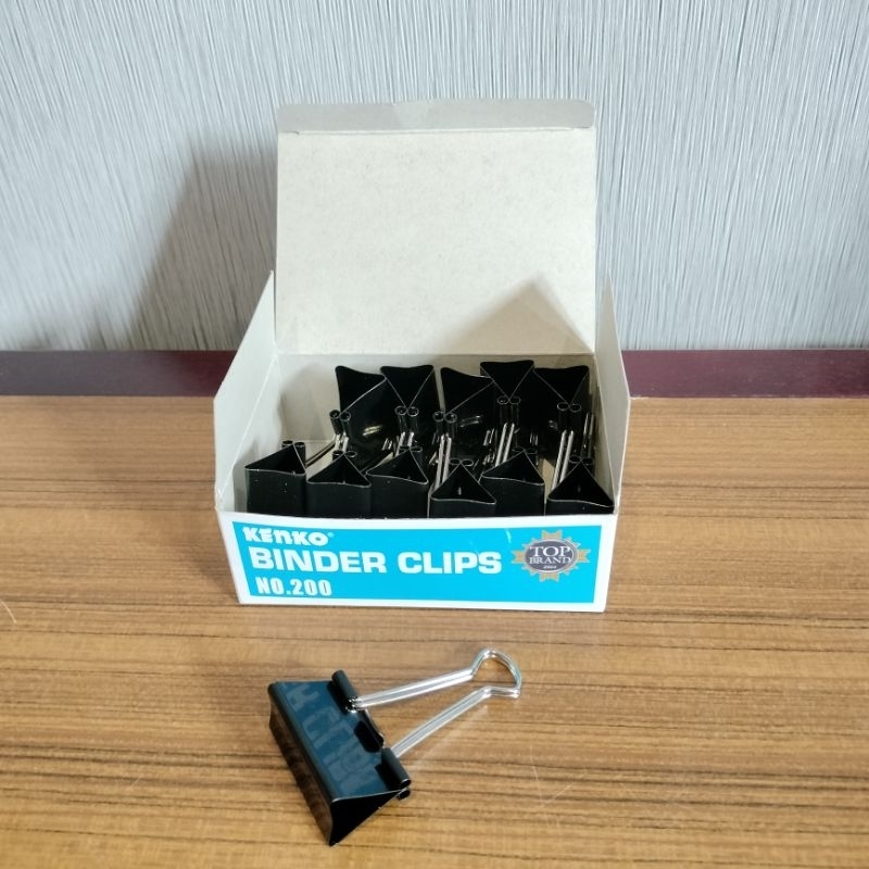 Jual Binder Clips Kenko No. 200 / Klip Kertas (per 1 kotak) | Shopee ...
