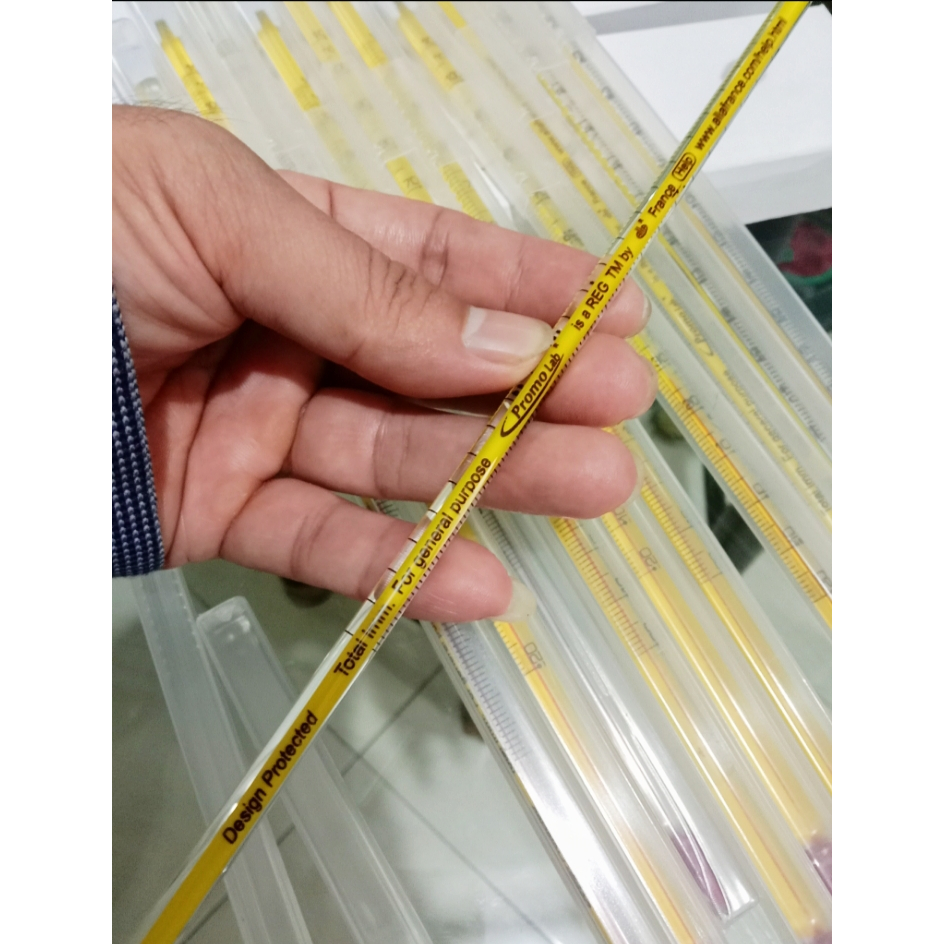Jual Termometer Kaca -20 +110 Test Suhu BBM Bensin Solar Glass ...