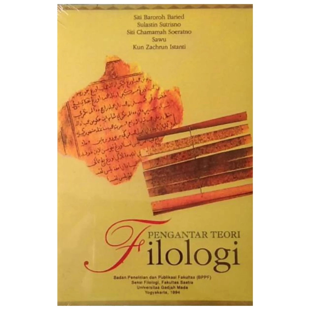 Jual Pengantar Teori Filologi - Siti Baroroh Baried - NR | Shopee Indonesia