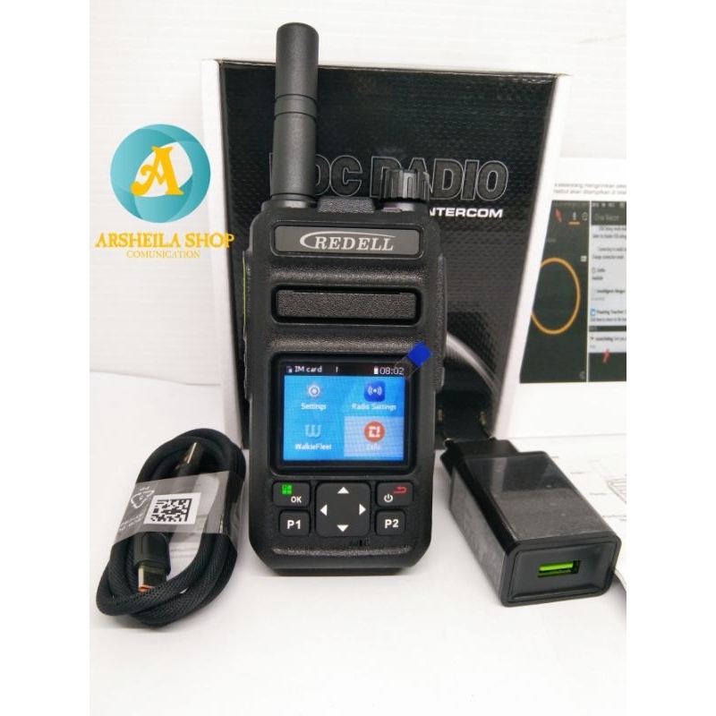 Jual Ht Poc Redel Ds 368 4G bisa wifi zello walkiefleet charger Tipe C ...