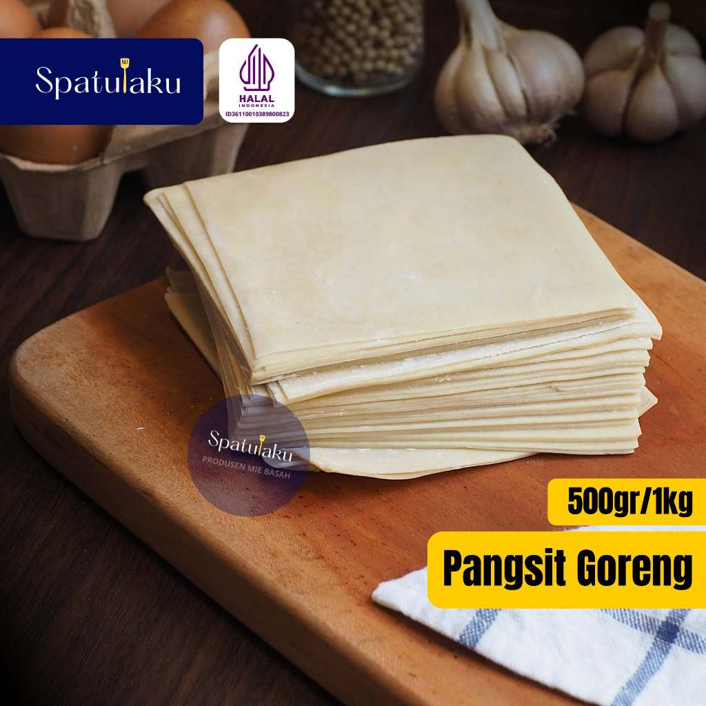 Jual KULIT PANGSIT GORENG 500 gr - untuk Batagor, Pangsit goreng, dll ...