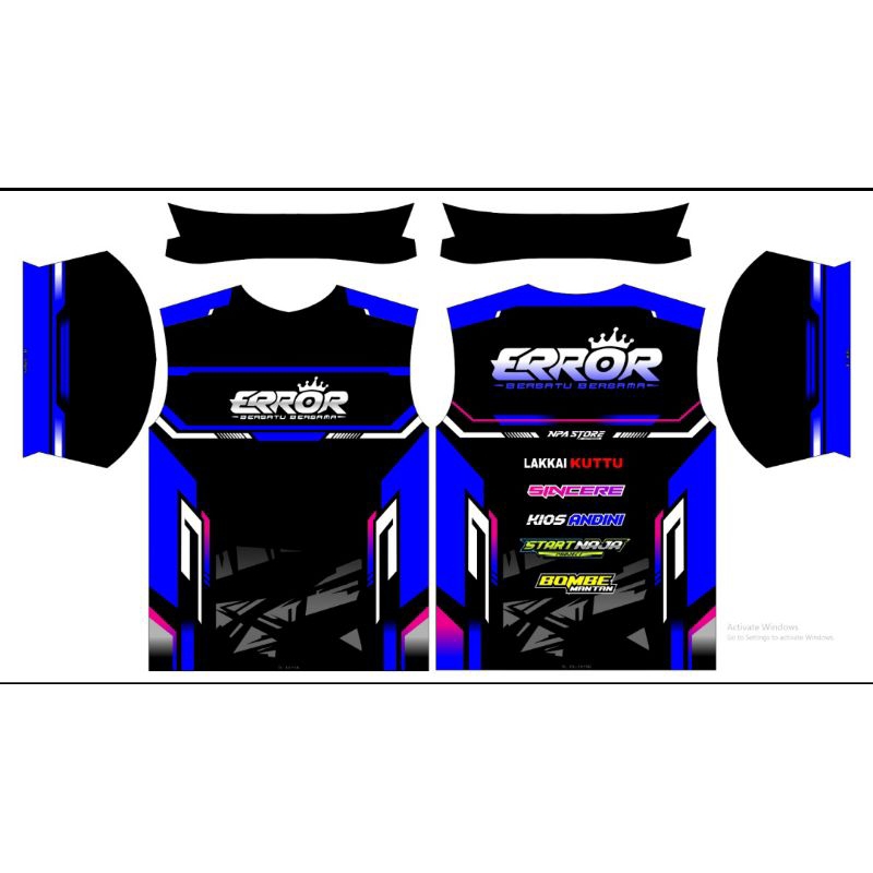 Jual jersey racing custom full printing bisa request desain | Shopee ...