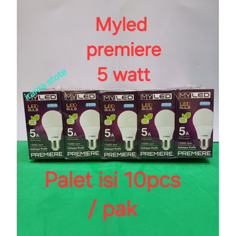 Jual LAMPU LED 5 WATT MY LED BULB PREMIER 5W / Lampu myled premiere
