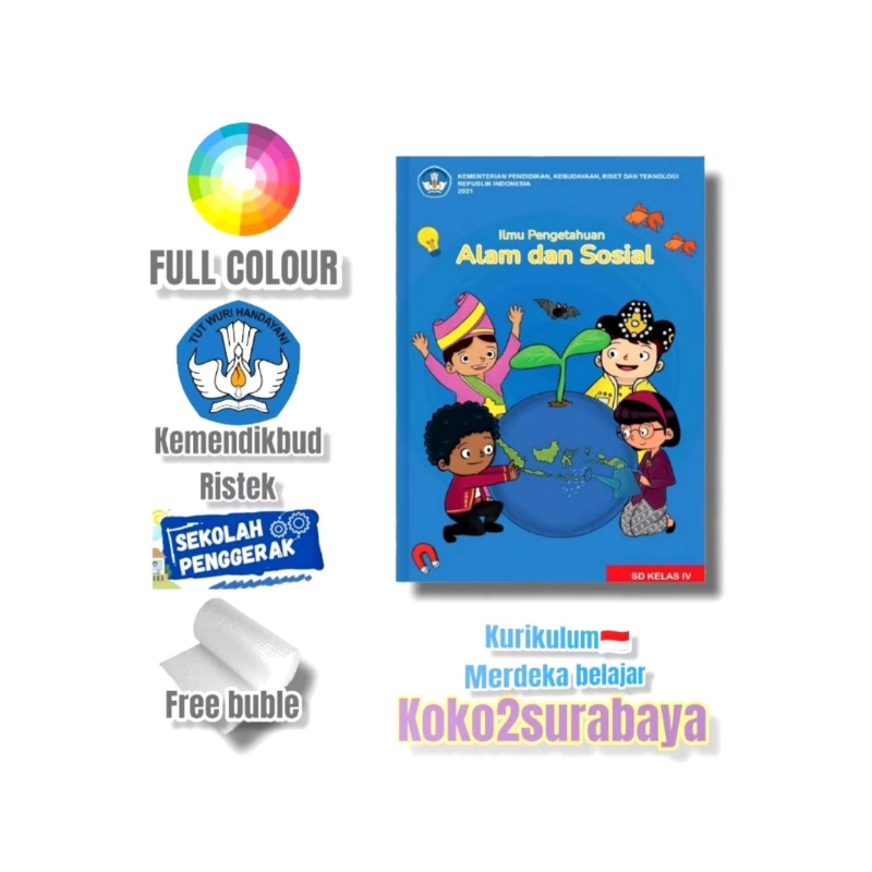 Jual BUKU PAKET IPAS KELAS 4 SD KURIKULUM MERDEKA | Shopee Indonesia