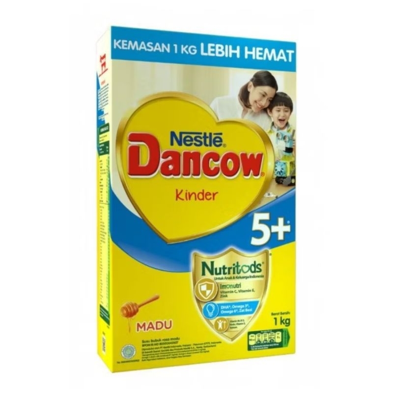 Jual DANCOW 5+ MADU 1KG // BOX 5-6 TAHUN | Shopee Indonesia