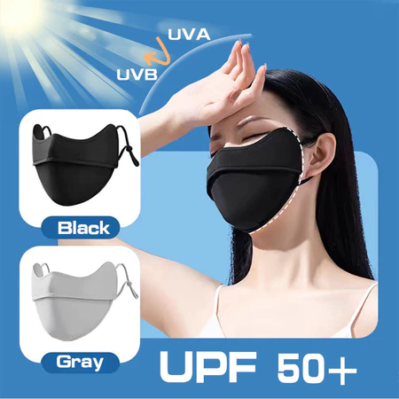 Jual Masker Wajah Anti Uv Pelindung Matahari UPF50+ Masker Wanita ice ...