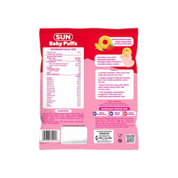 Jual Sun Baby Puffs Sachet 10gr - Snack Bayi Cemilan Bayi 6 12 Bulan ...