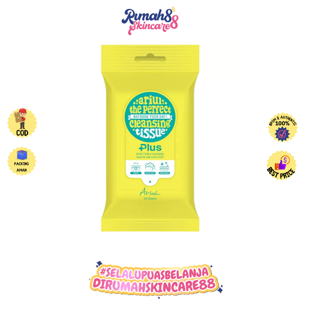 RSC 88 - Ariul The Perfect Refresh Your Day! Cleansing Tissue Plus, Variant - 20 Sheets