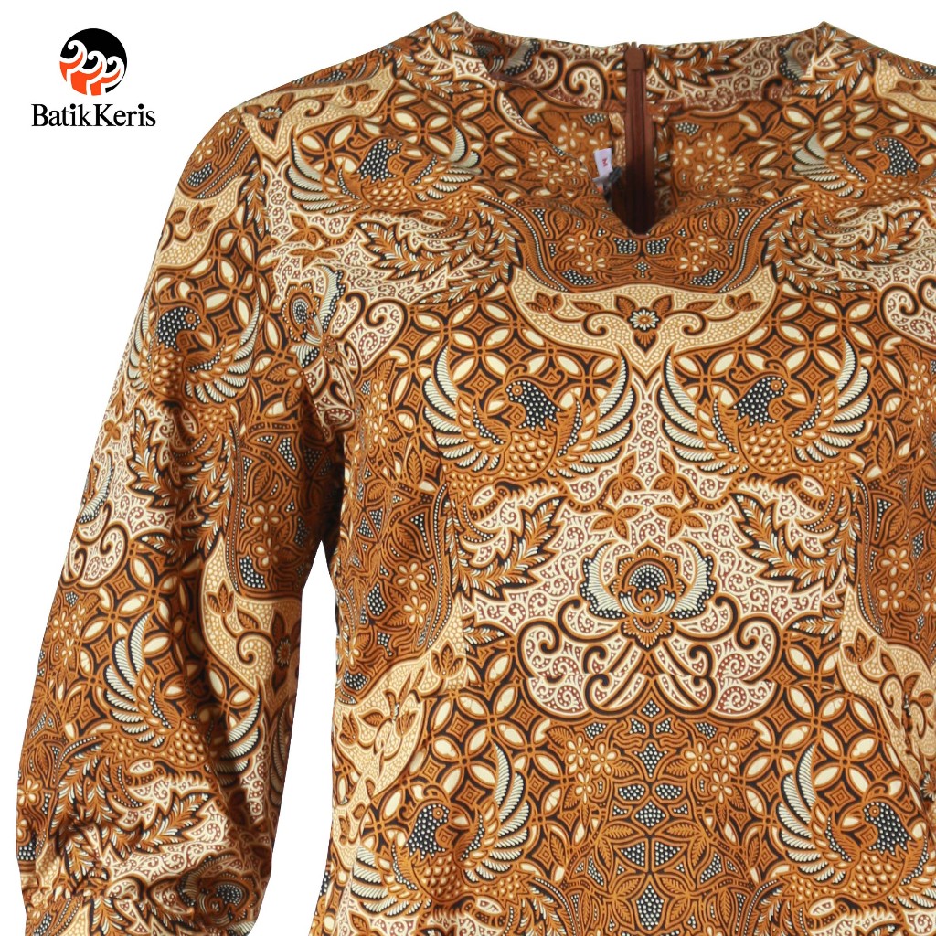 Jual Batik Keris Blouse Lengan 3/4 Motif Peksi Mardika | Shopee Indonesia