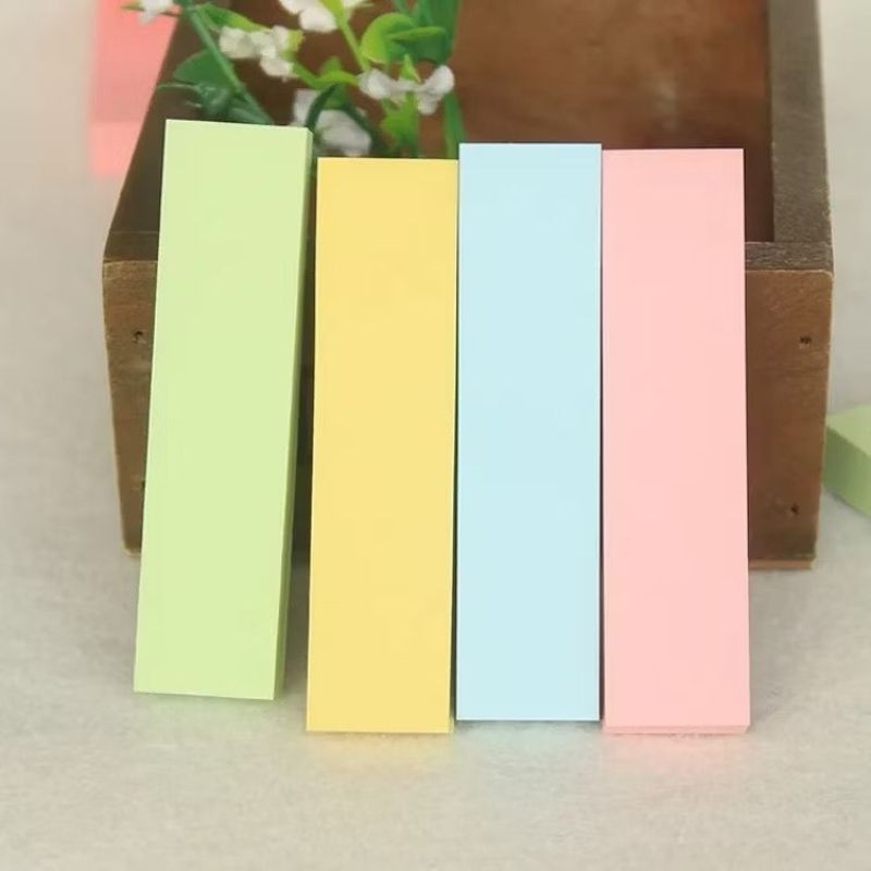 Jual Memo Stick Index Tab Penanda Warna Isi X Mm Sticky Note Polos Sticky Notes Penanda