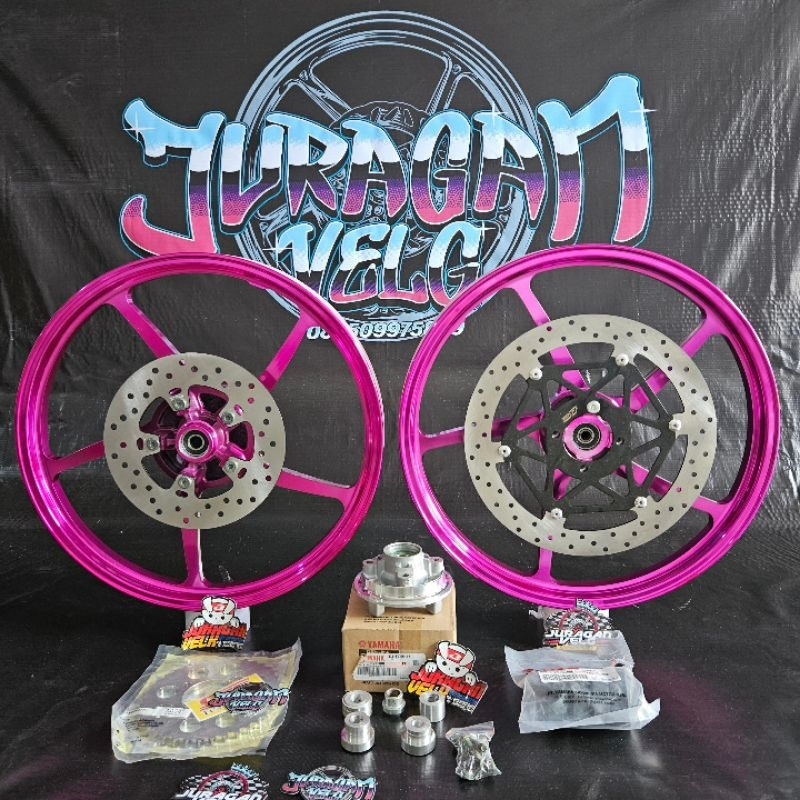 Jual wheelset velg enkei MUTAKIN 525 pnp crf klx dtracker