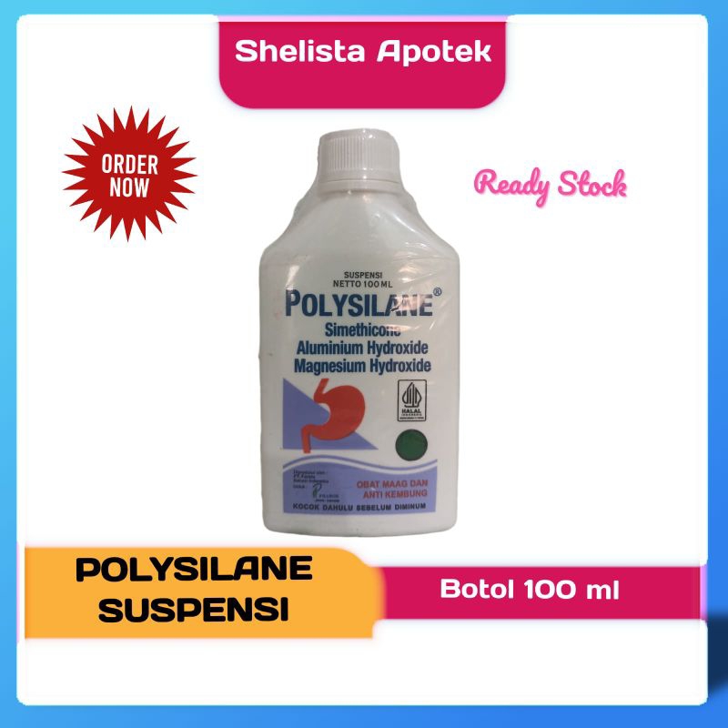 Jual POLYSILANE SIRUP Botol 100 ml / Obat Maag | Shopee Indonesia