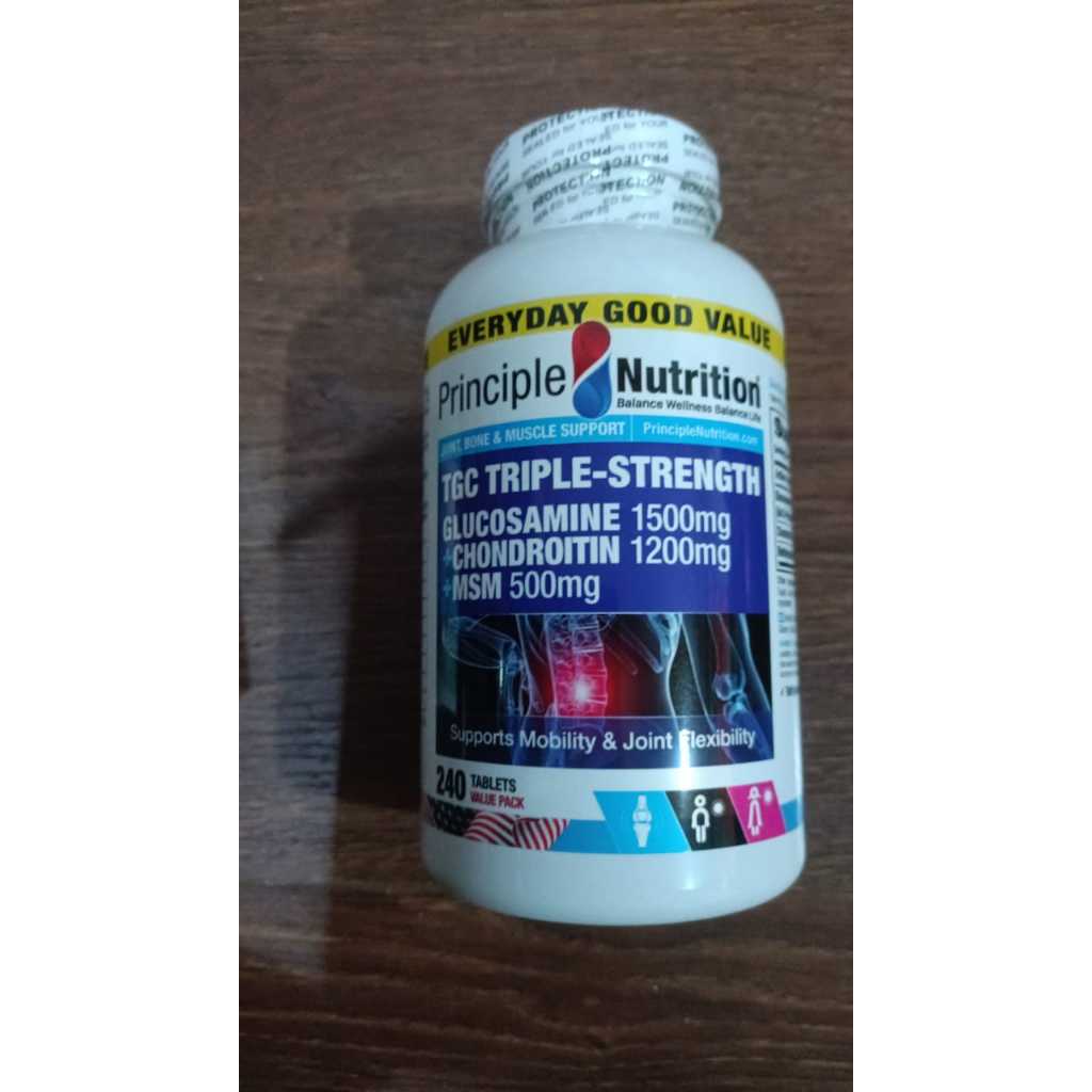 Jual Principle Nutrition TGC Triple Strength Glucosamine + Chondroitin ...