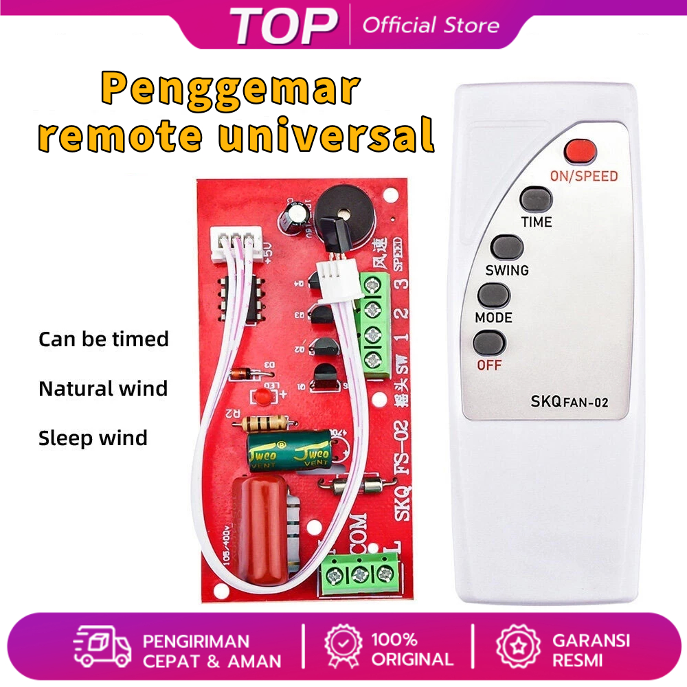 Jual Fan Generasi Awan PCB Modul Multi Universal Fan Remote Control Kit ...