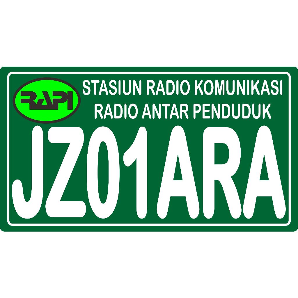 Jual PAPAN CALLSIGN RAPI ORARI BAHAN STIKER AKRILIK | Shopee Indonesia