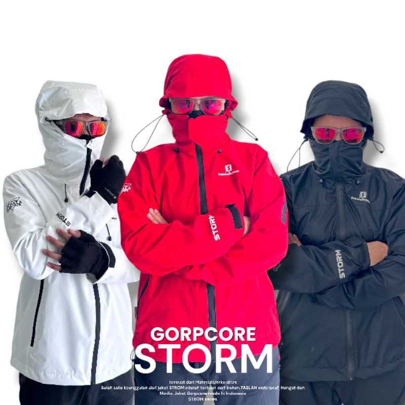 Sapala Outdoor Gorpcore Jaket Storm series 100% Waterproff
