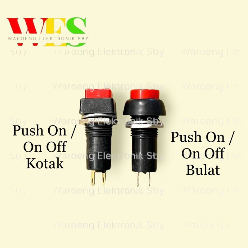 Jual SAKLAR PUSH ON BULAT PUSH ON OFF BULAT SWITCH ON OFF KOTAK ...
