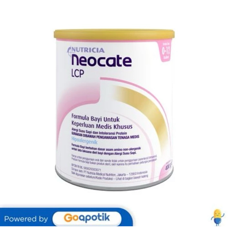 Jual Nutricia Neocate LCP 400 gram exp 26/10/2026 | Shopee Indonesia