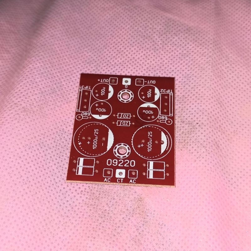 Jual PCB PSU SIMETRIS PERTINAK PREAMP low noise power supply 15v 12v ct