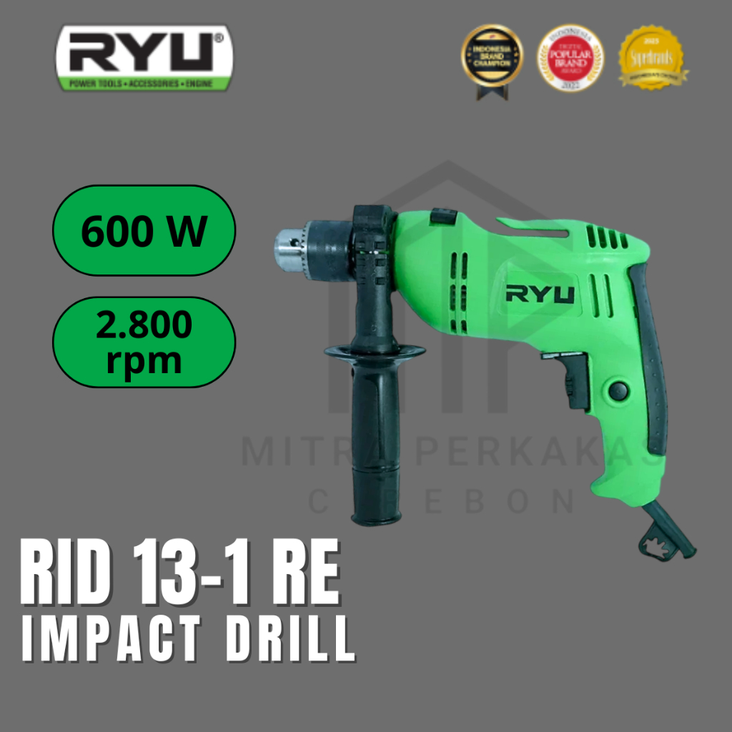 Jual RYU RID 13-1 RE Mesin Bor 13 mm Beton Tembok Besi Kayu Serbaguna ...