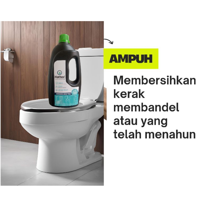 Pembersih Kerak Keramik Kamar Mandi /pembersih Toilet , Porcelain Cleaner ( Hatt - foto 3