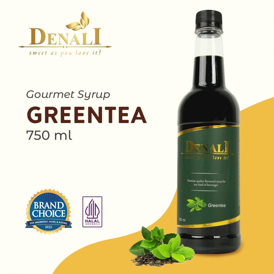 Jual Denali Syrup Green tea Flavour 750ml | Sirup Denali Rasa Green 750 ...