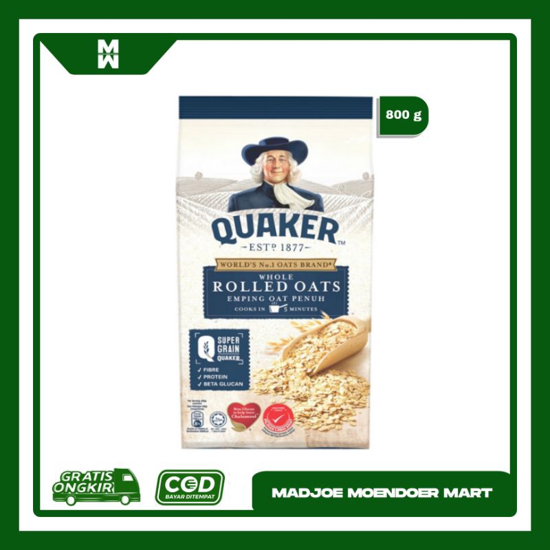 Jual QUAKER Rolled Oats 800 g | Shopee Indonesia