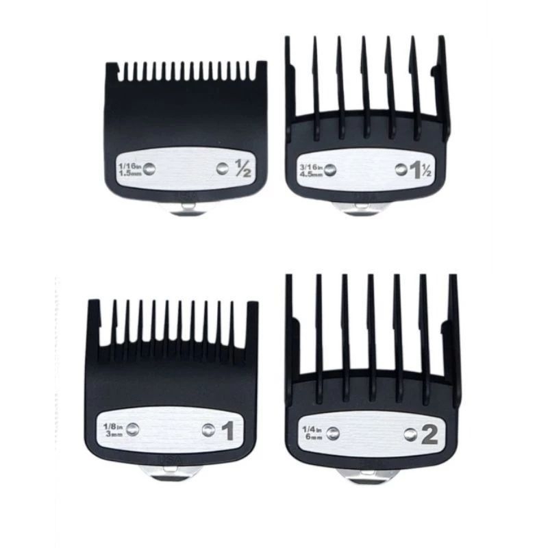 Jual 4 Ukuran Lengkap Guard Sepatu Plat Besi Cukur Rambut Cliper Ukuran ...