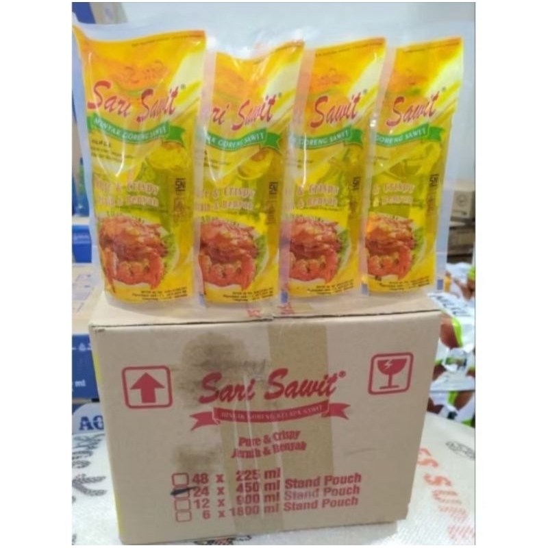 Jual Minyak Goreng Sari Sawit Eceran 450ml 900ml 1800ml | Shopee Indonesia