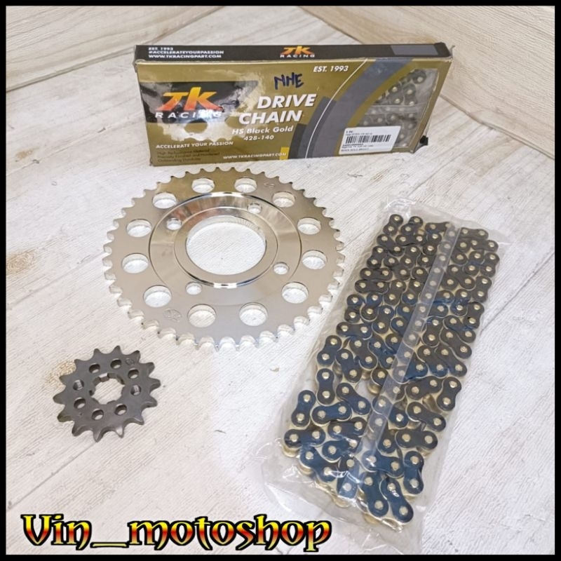Jual Gear Set TK Racing 428 CB150 CBR150 VERZA SONIC MEGA PRO TIGER ...