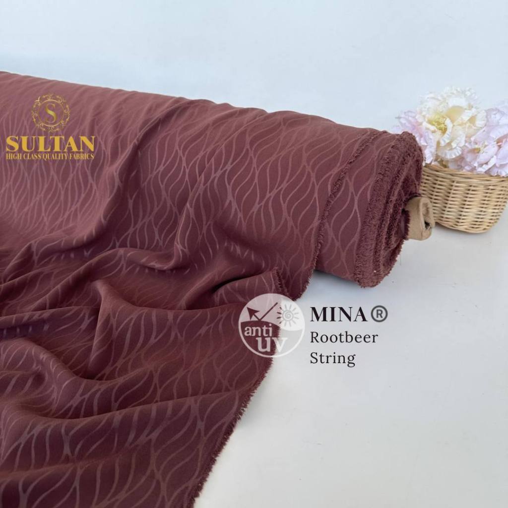 Jual Kain Sultan Mina Emboss String Original | Shopee Indonesia