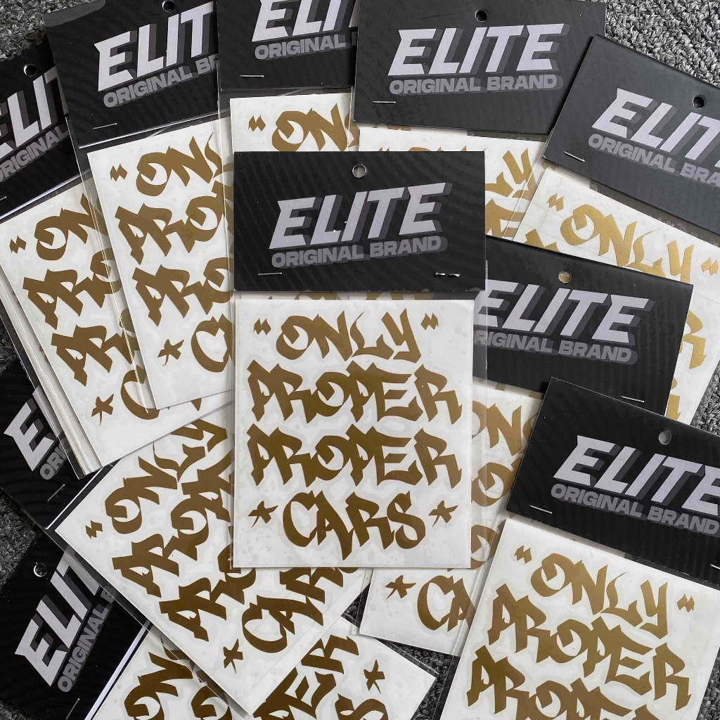 Jual Sticker Only Proper Proper Cars Limited Edition | Shopee Indonesia