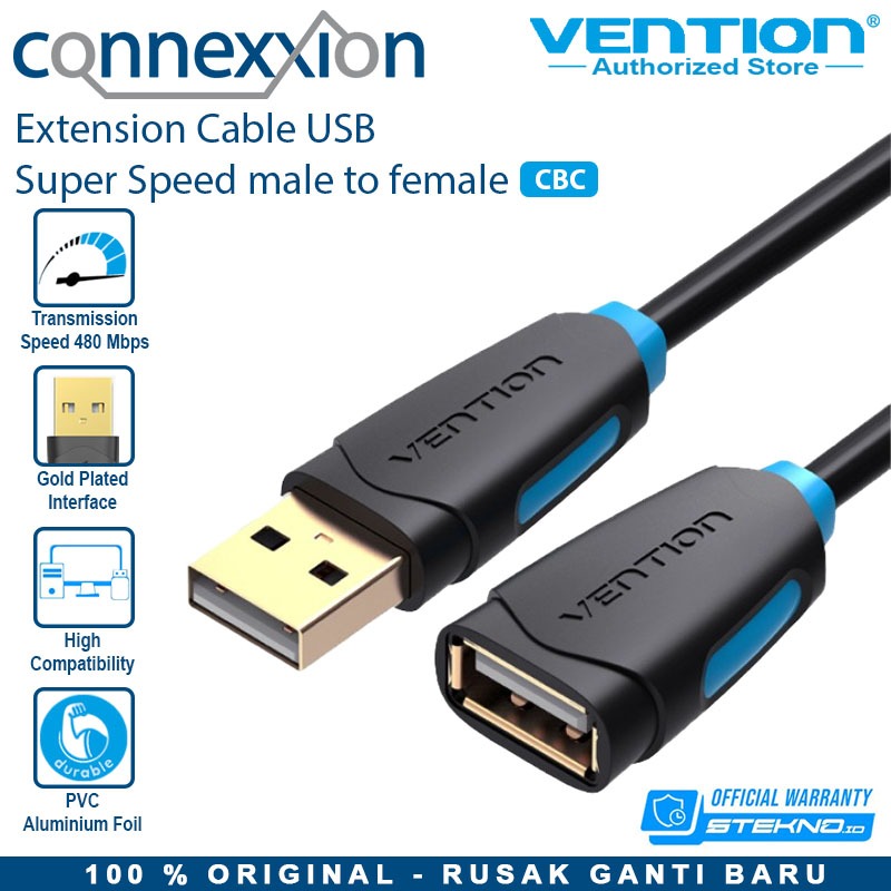 Jual Vention Kabel Perpanjangan Extension USB Super Speed Male to ...