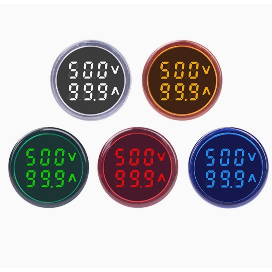 Jual Pilot Lamp Digital Lampu Indikator Voltmeter Amperemeter AD16 ...