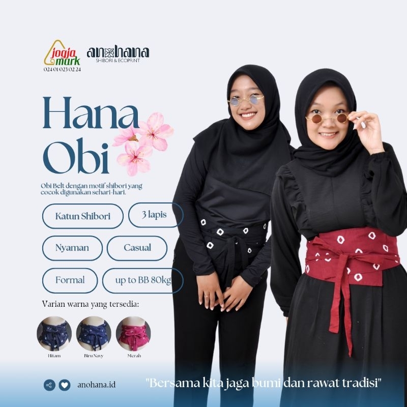 Jual Anohana Hana Obi Belt | Shibori Batik Jumputan Ikat Besar | Shopee ...