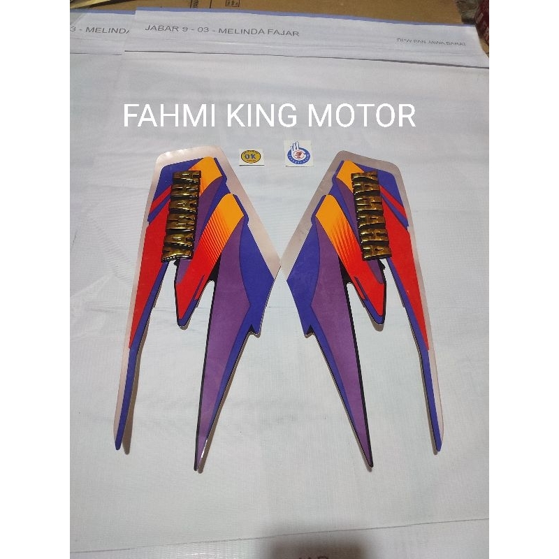 Jual LIST STRIPING TANGKI TENGKI ORANGE 1995/96 RX KING RXKING SET ...
